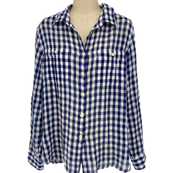 RALPH LAUREN DENIM & SUPPLY Navy White Stripe Button Up Shirt – Small NWT - Picture 1 of 8